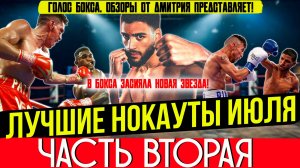 Бокс. ЛУЧШИЕ НОКАУТЫ 2025 года! Июль, часть вторая