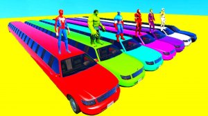 Мультики про машинки - длинные машины и мотоциклы. Мультики для детей и мультики для малышей.