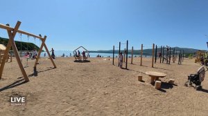 В Магадане после реконструкции открылся пляж в зоне отдыха "Горняк"