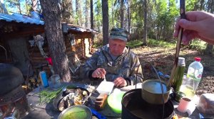 Попали в сказочное место, рыбалка как в сказке. Рыба засадила крючок в ладонь. Готовим супер УХУ!!!