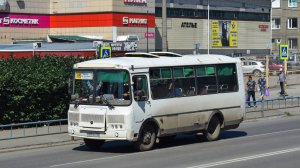 Автобус ПАЗ-32054 (А 896 ХХ 122). Покатушки по Новоалтайску.