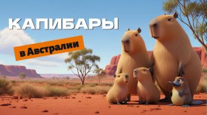 Капибары в Австралии 🦘✨| Добрый мультфильм о дружбе и приключениях 🌏🦙