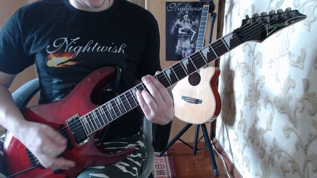 Nightwish - Tutankhamen _Guitar cover Drop D смотреть онлайн