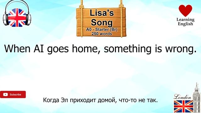 Starter 250w_Lisa's Song_British Pronunciation смотреть онлайн