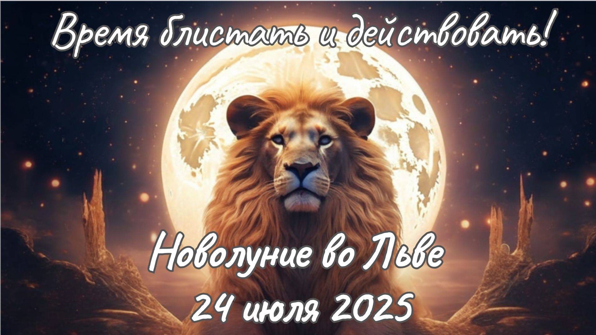 🌑✨Новолуние во Льве♌Все знаки зодиака смотреть онлайн