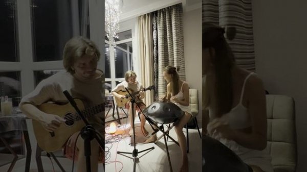 Ханг и гитара. Музыка. Хэндпан. Hangdram. Handpan