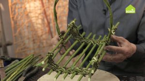 Корзинка для ленивых из ивовых прутьев. Мастер-класс от эксперта по плетению из лозы