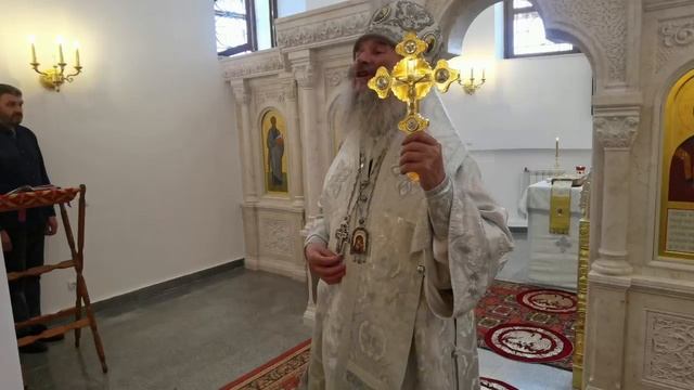Проповедь митрополита Иоанна после освящения придела в Благовещенском соборе г. Йошкар-Олы смотреть онлайн