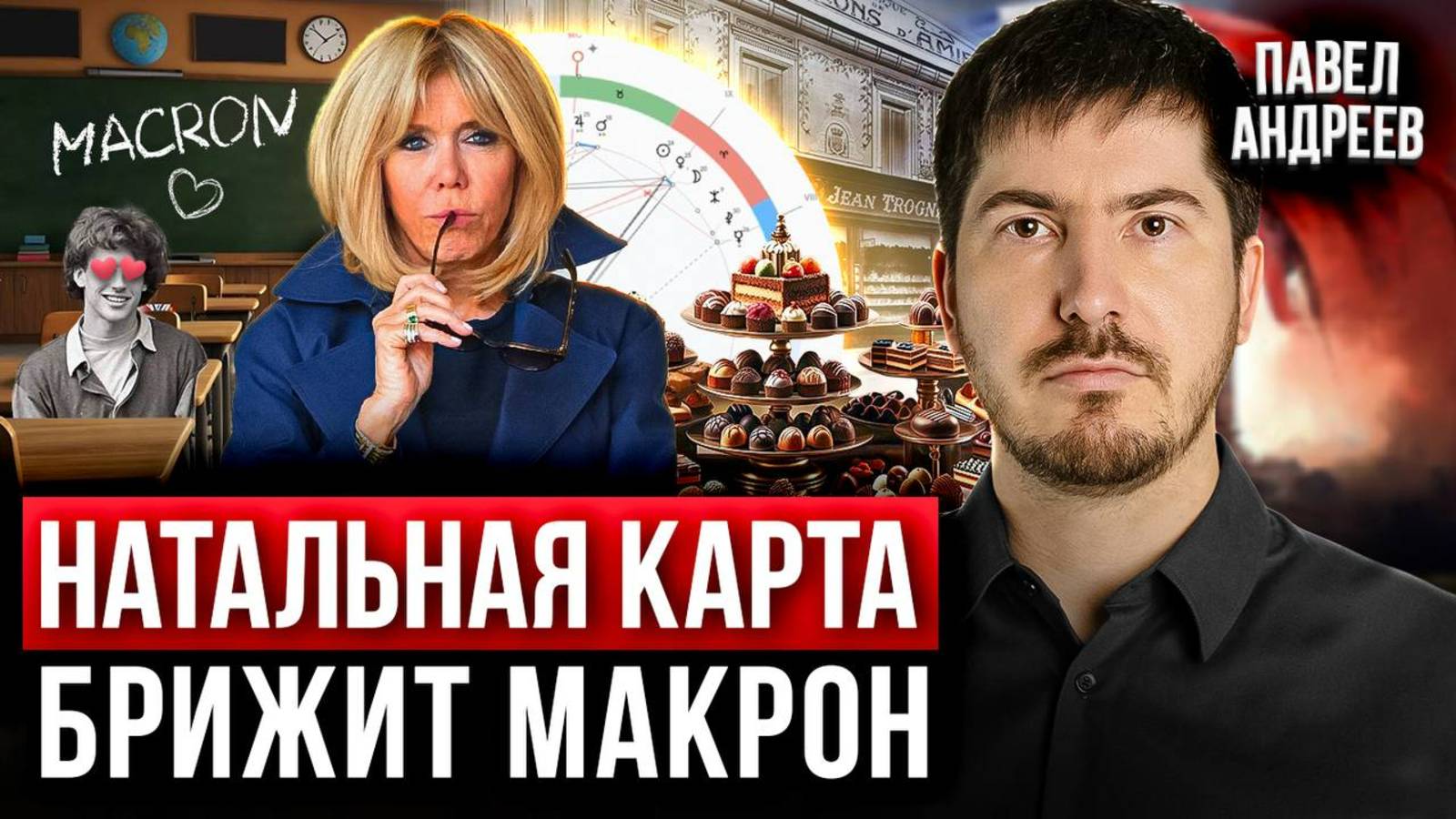 Астролог про ТАЙНУ Брижит Макрон: Роль, судьба и влияние на Макрона | Натальная карта Павел Андреев