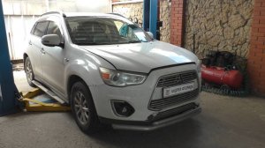Переборка задних суппортов на Mitsubishi ASX Мицубиси АСХ 1,8 2013 года 1часть