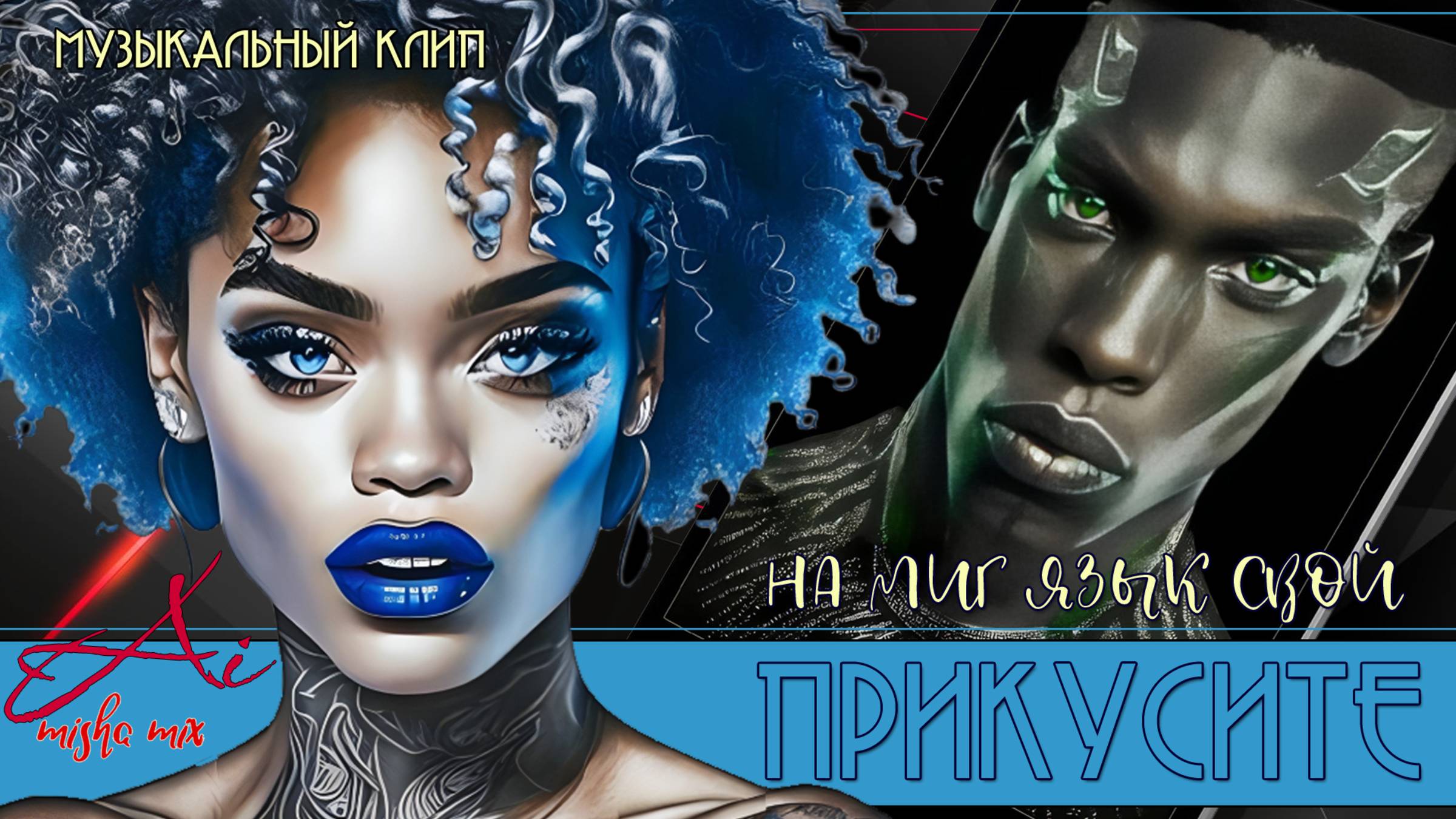 На миг язык свой прикусите. Музыкальный клип.