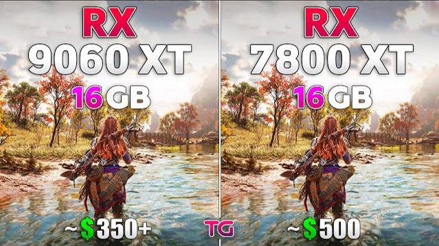 RX 9060 XT 16GB vs RX 7800 XT 16GB - Test in 11 Games смотреть онлайн