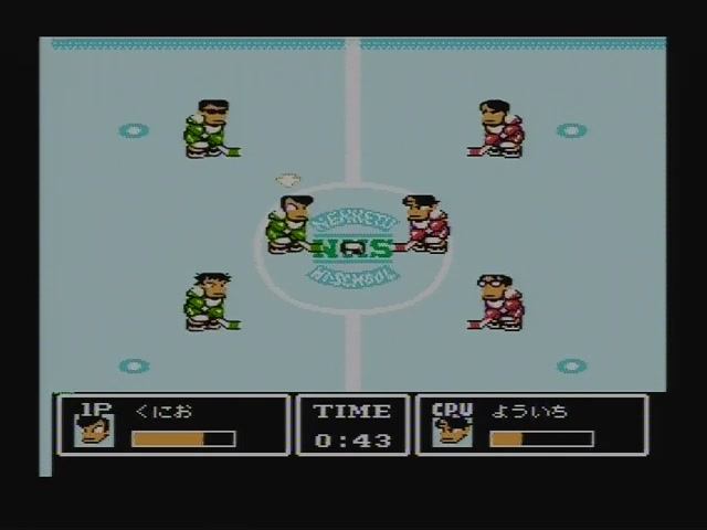 Go-Go! Nekketsu Hockey Club Slip-and-Slide Madness ("Убойный хоккей") - прохождение (часть 1) смотреть онлайн