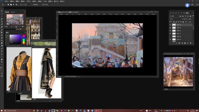 3. Crowded Street Small Details