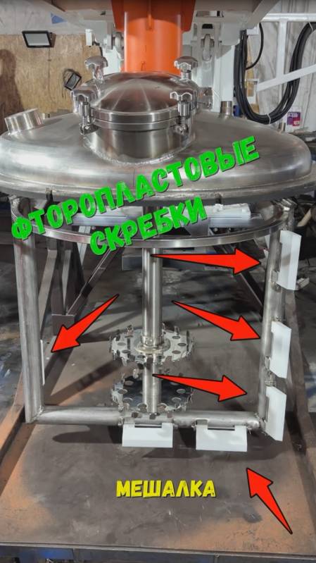 ДВУХОСЕВОЙ ДИССОЛЬВЕР 1000 л с ДЕЖОЙ #QMM смотреть онлайн