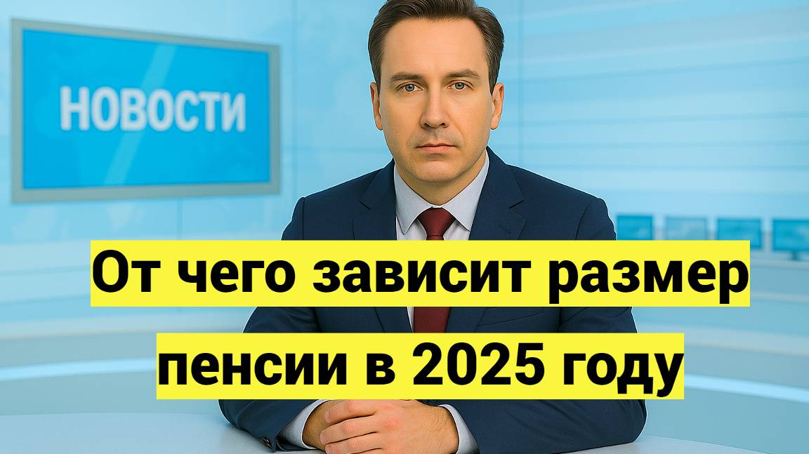 От чего зависит размер пенсии в 2025 году смотреть онлайн