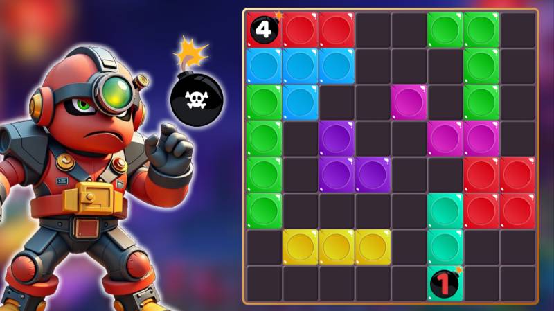 Взрывной Блок Пазл смотреть онлайн