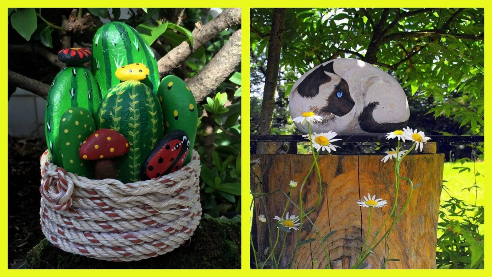 Идеи росписи на камнях для сада: вдохновение и творчество своими руками 🎨🌿