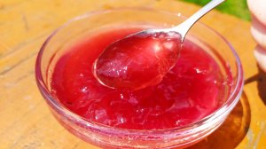 Густой джем (желе) из малины и крыжовника