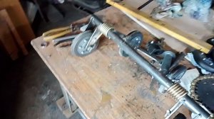 независимая катковая подвеска на мотобуксировщик