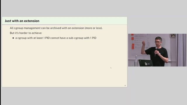 PGCdev25 PostgreSQL container groups, aka cgroups down the road (PGConf.dev 2025) смотреть онлайн