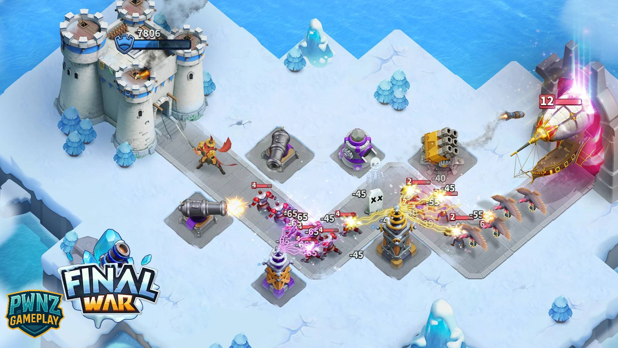 Final War Frozen Defense Gameplay Android iOS Games Фрагмент игры на Андроид смотреть онлайн