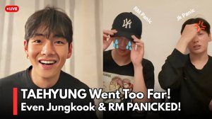🔴 Тэхён зашёл СЛИШКОМ ДАЛЕКО в прямом эфире — Чонгук и RM в панике!