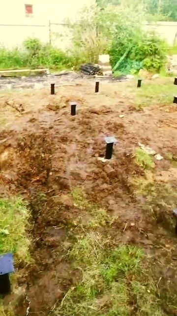 Установка свайно-винтового фундамента в СНТ Энергетик