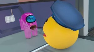PACMAN против AMONG US / Приключения PACMAN