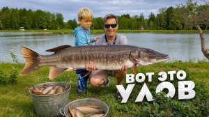Рыбалка С СЫНОМ на Карпов: Вдвоем ПОБЕДИЛИ ЩУЧЬЕГО МОНСТРА! Лайфхаки, Как Поймать Много Рыбы