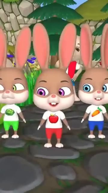 Три весёлых зайчика #нашевсе