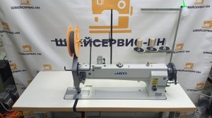 С приспособлением Двухигольная длиннорукавная машина с тройным продвижением JATI JT-20686