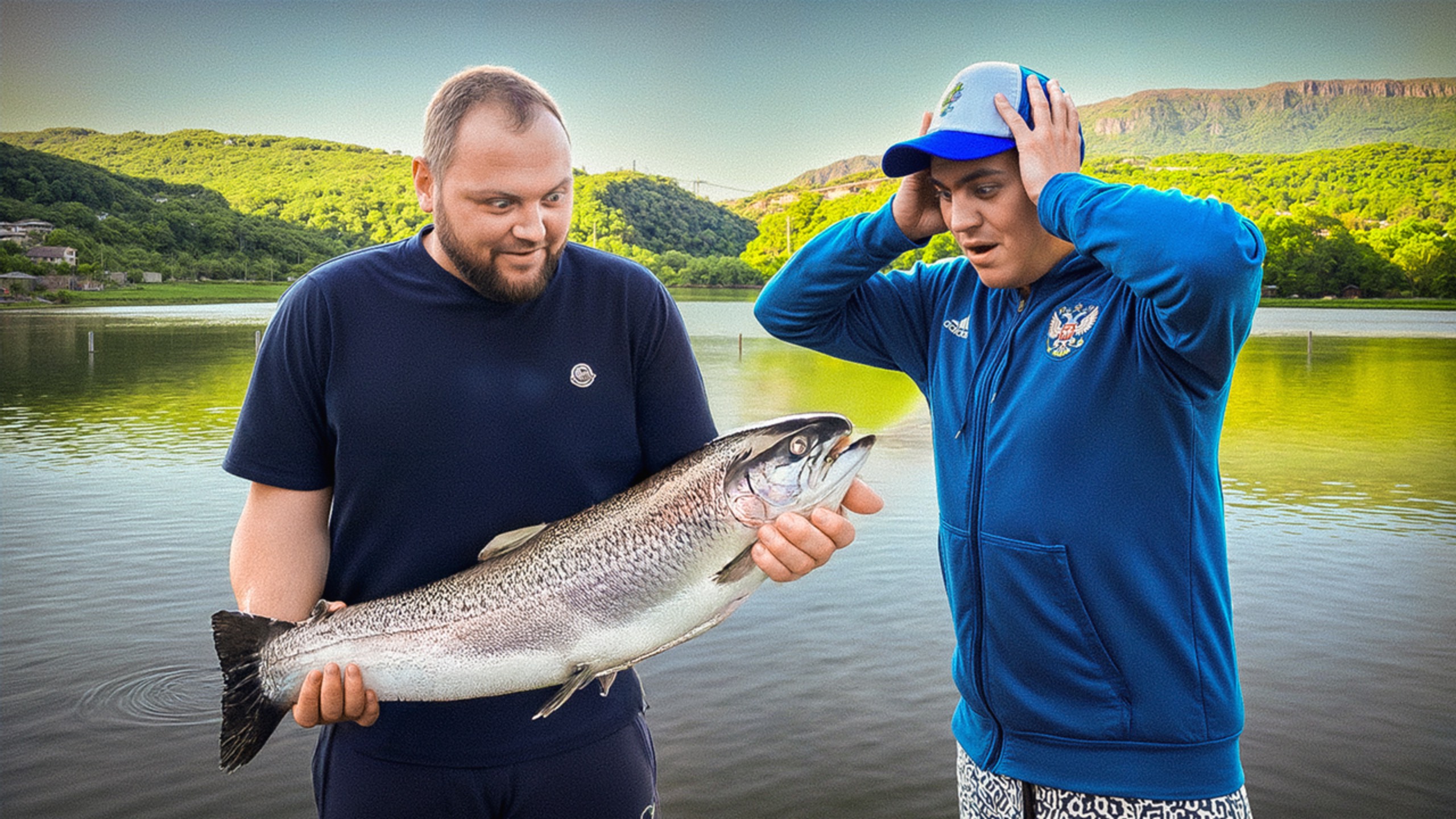 Первый БЕЛЫЙ АМУР на кукурузу. Рыбалка с семьей на озере смотреть онлайн