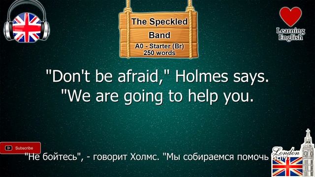 Starter 250w_Sherlock Holmes The Speckled Band_British Pronunciation смотреть онлайн