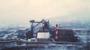 Череповецкий металлургический комбинат. С высоты полета.