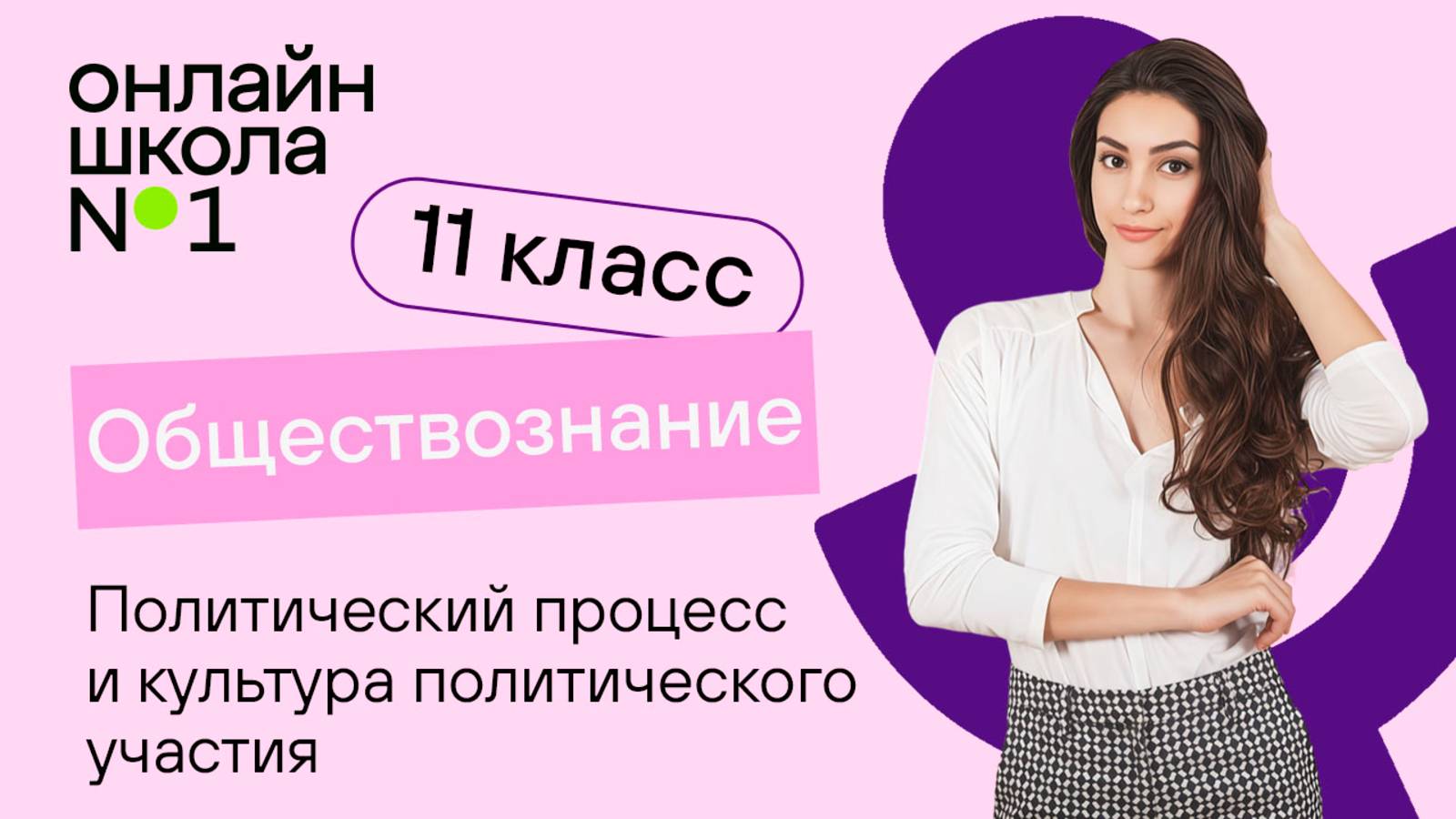 Политический процесс и культура политического участия. Видеоурок 16. Обществознание 11 класс