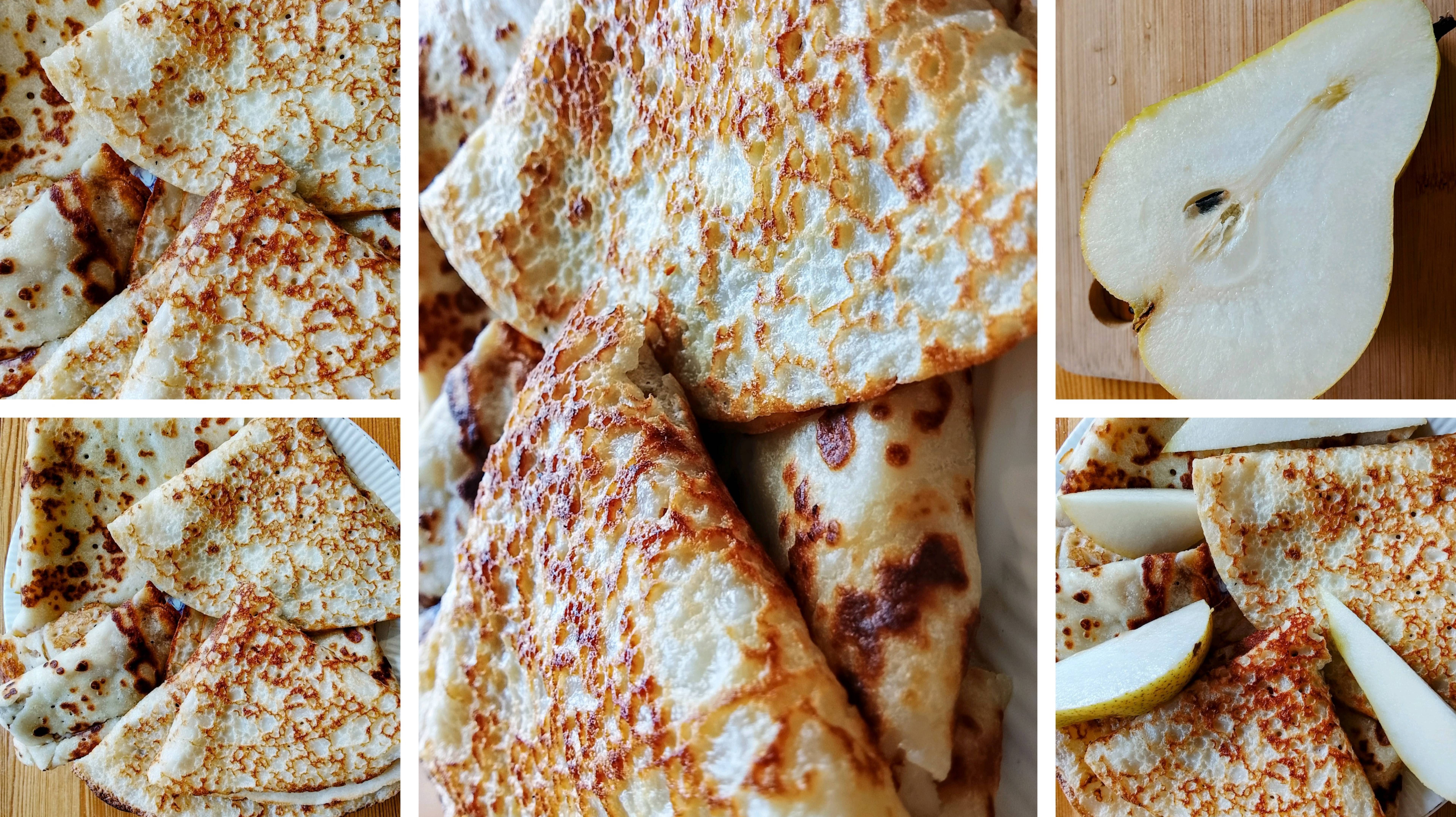 Напекла ещё блинов.Так вкусно.С грушей😊Приятного просмотра и хорошего вечера❤️😊