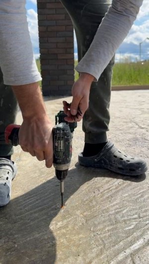 Терраса своими руками. Черновая стяжка.