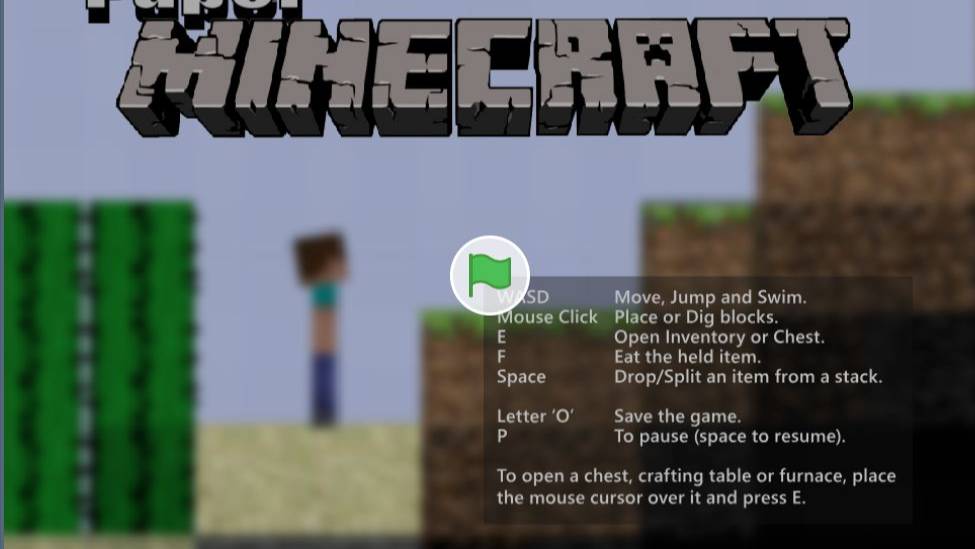 Paper Minecraft(Minecraft 2D) V 11.7