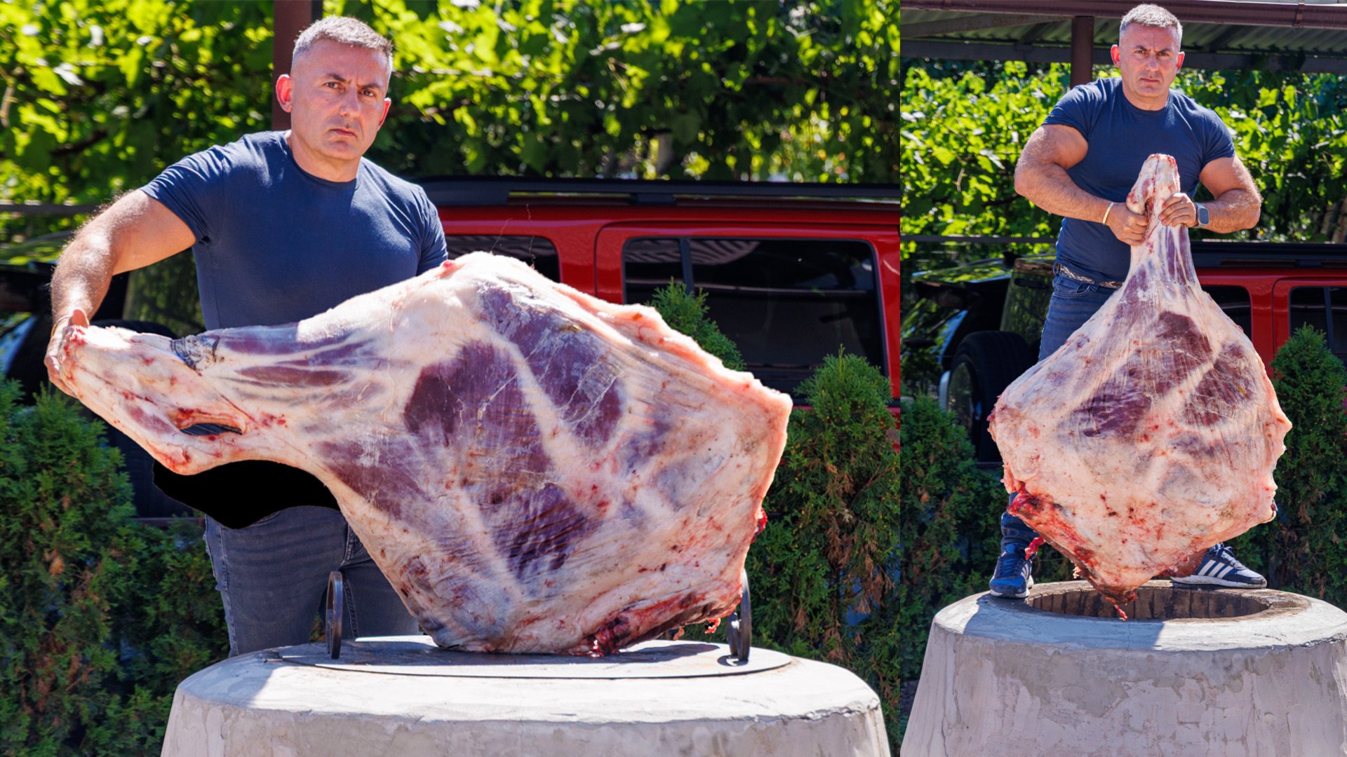 Наш ЭКСПЕРИМЕНТ! 35 кг МЯСА vs ТАНДЫР! Мясной ПИР с ДРУЗЬЯМИ смотреть онлайн