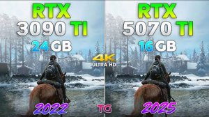 RTX 5070 Ti vs RTX 3090 Ti - Test in 10 Games | 4K