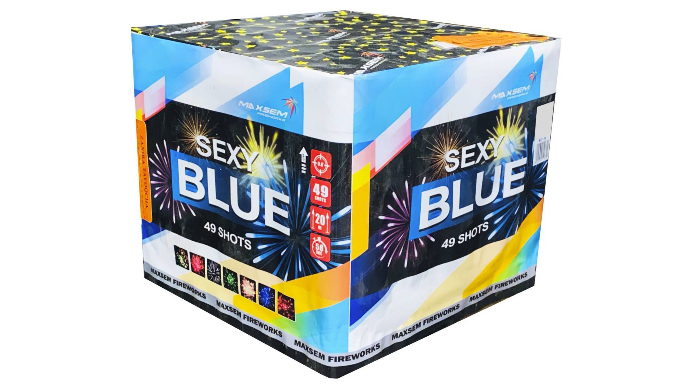 MC139 Салют "SEXY BLUE" (0,8" х 49 залпов) "Maxsem" смотреть онлайн