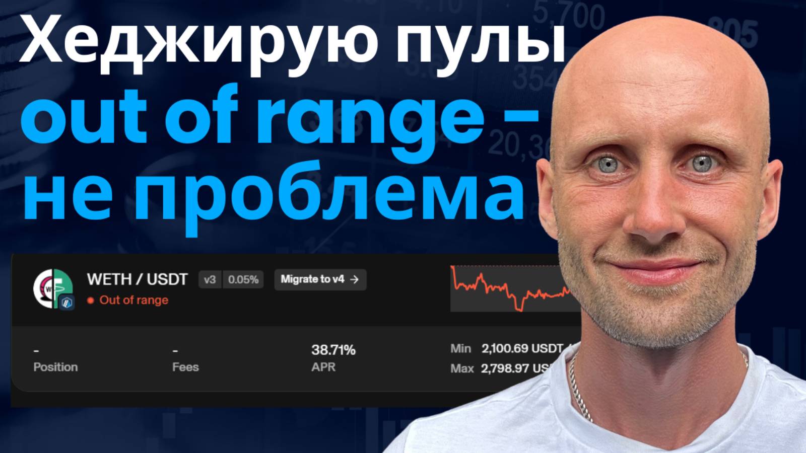 Как хеджировать пулы ликвидности. Пул вышел из диапазона. Лучшие стратегии для ETH, BITCOIN.