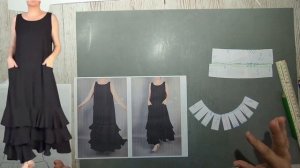 Моделирование. Ошибки моделирования воланов, которые допускать нельзя. Выкройка № 1765.