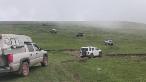 Путешествие на Кавказ 2025 на пикапе JMC Vigus с клубом Перепутье Часть 3 Перевал Чегетджара