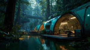 Biosphere Lost 2  Deep Calming Sci-Fi Ambient Music 1080