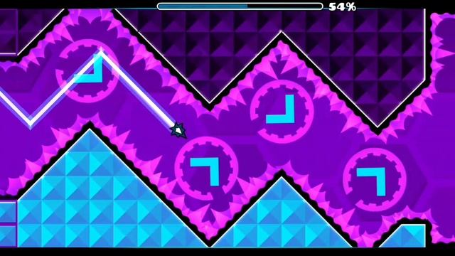 Прохождение Уровня BLAST PROCESSING На все монетки (Geometry dash) смотреть онлайн