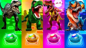 СИЛЬНЫЕ ДИНОЗАВРЫ vs МИЛЫХ ДИНОЗАВРОВ 158 уровень | МУЛЬТФИЛЬМЫ ДИНОЗАВРЫ в Tiles Hop