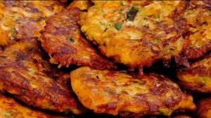 Вкуснейшие оладьи из кабачка и картофеля