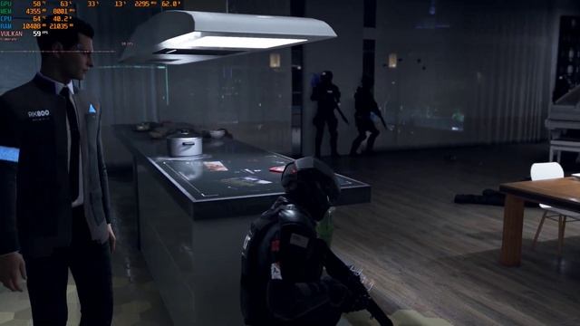 Detroit  Become Human. 2K Gameplay - RTX 4070 Mobile / MSI Vector GP77 2023